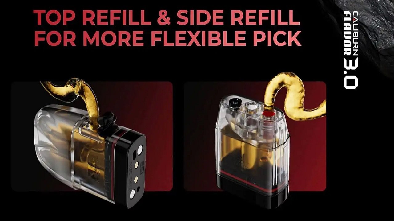 Exploring the Benefits of Top Refill and Side Refill in Caliburn G3